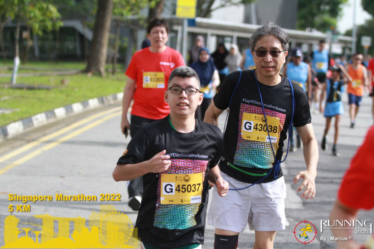 SUN DAC clients running in social inclusion marathon